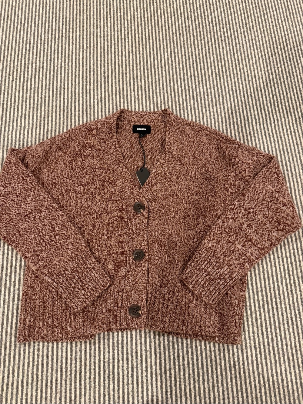 Monroe marled oversized chunky cardigan. New with tag.